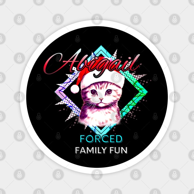 Abigail - Custom name gift - Christmas Magnet by MaystarUniverse